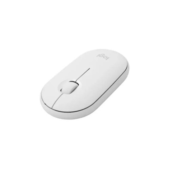 Logitech M350s Pebble Mouse 2, Bluetooth Mouse (Tonal White)