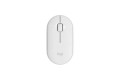 Logitech M350s Pebble Mouse 2, Bluetooth Mouse (Tonal White)