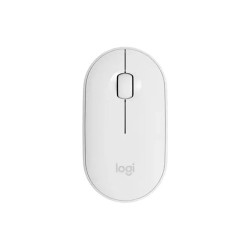 Logitech M350s Pebble Mouse 2, Bluetooth Mouse (Tonal White)