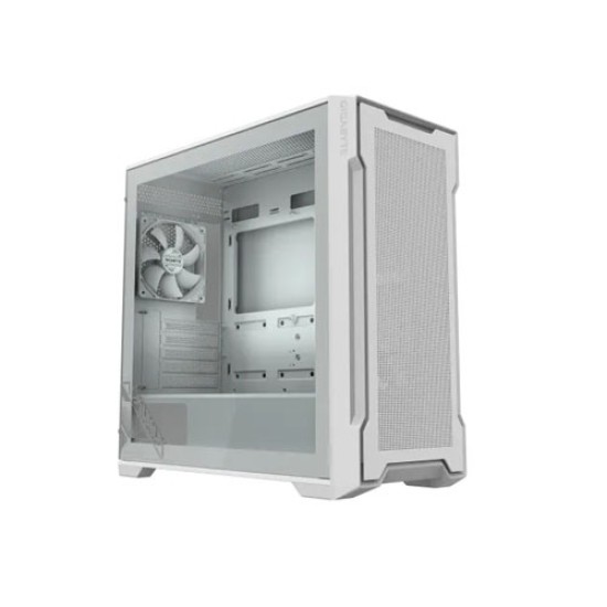 GIGABYTE C102 GLASS ICE Mid-Tower ATX Desktop Case (White)