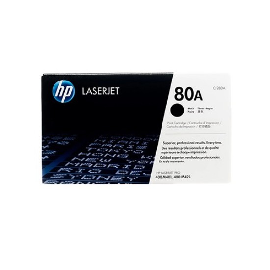 HP 80A Black Original LaserJet Toner (CF280A)