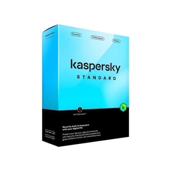 Kaspersky Standard 3 User 1 Year