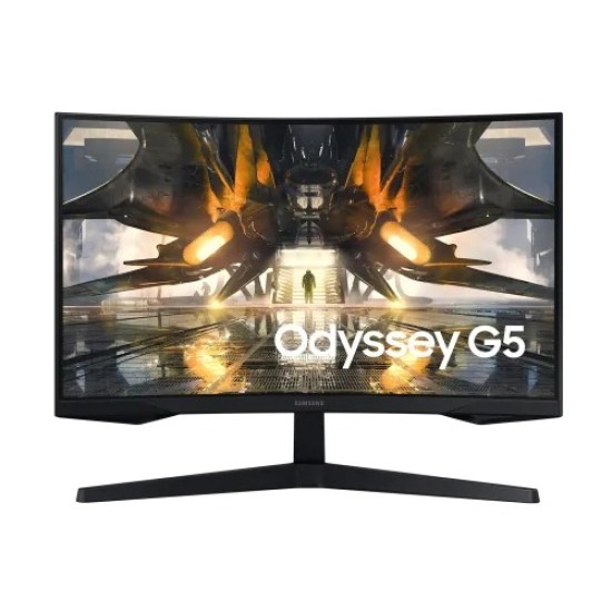 Samsung ODYSSEY G5 LS27CG550EWX 27 Inch 165Hz QHD Curved Gaming Monitor