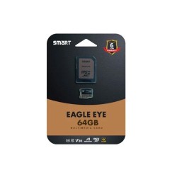 Smart Eagle Eye 64GB Micro SDXC UHS-I U3 Class10 Memory Card with Adapter