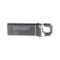 SMART Lock Head 68GB Metal Body USB 3.2 Silver Flash Drive