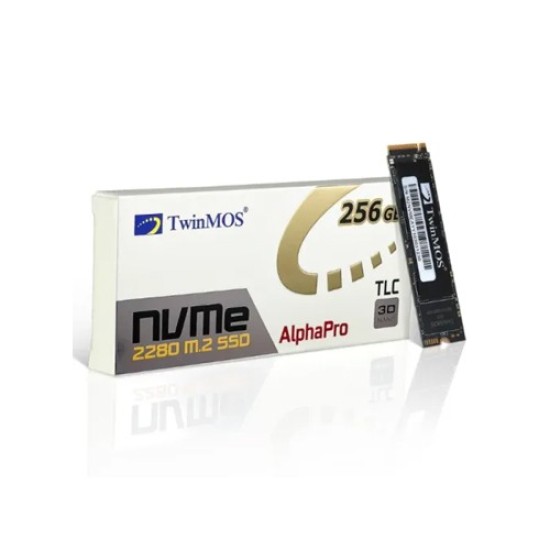TwinMOS AlphaPro 256GB M.2 NVMe TLC 3D NAND Solid State Drive #NVMEEGBM2280