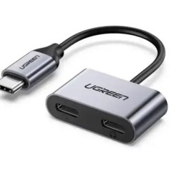 UGREEN CM232 USB Type-C to Headphone & PD Charging Adapter #60165