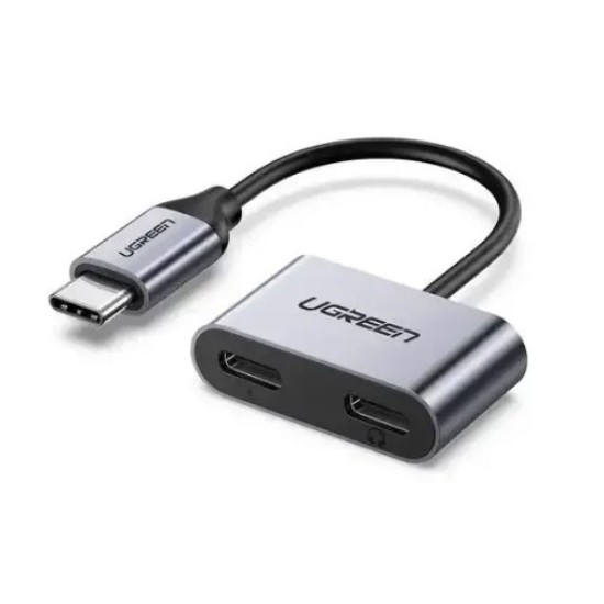 UGREEN CM232 USB Type-C to Headphone & PD Charging Adapter #60165