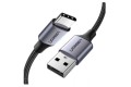 UGREEN US288 (60127) USB-A 2.0 to USB-C Cable Nickel Plating Aluminum Braid 1.5m (Black)